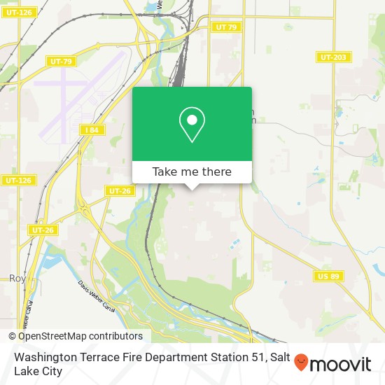 Mapa de Washington Terrace Fire Department Station 51