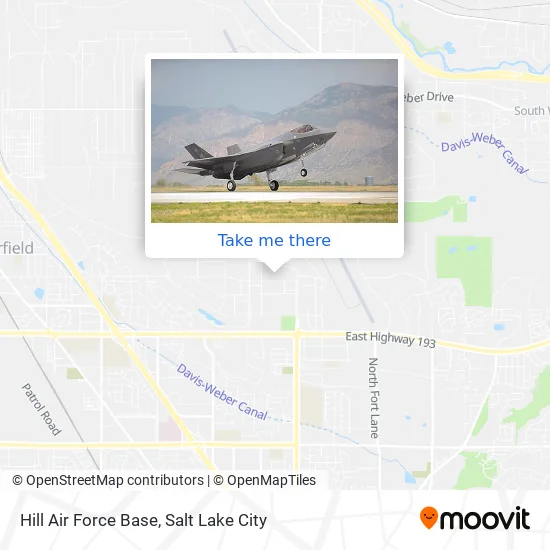 Hill Air Force Base map