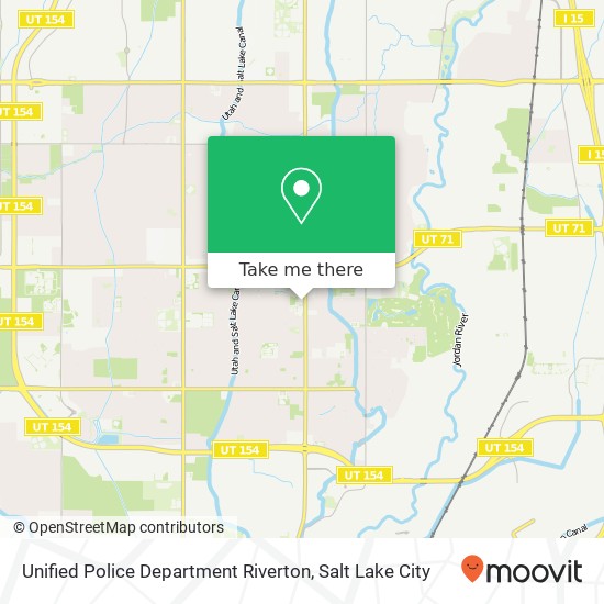 Unified Police Department Riverton map