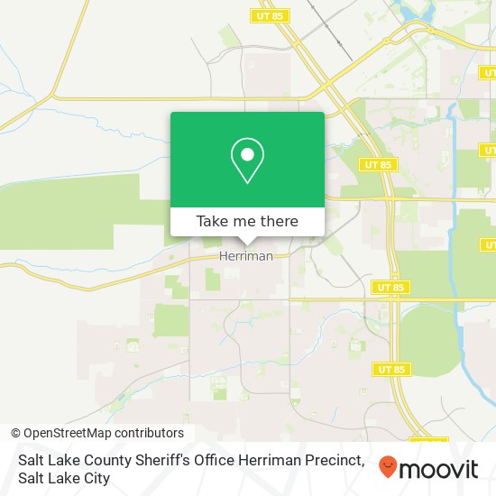 Mapa de Salt Lake County Sheriff's Office Herriman Precinct