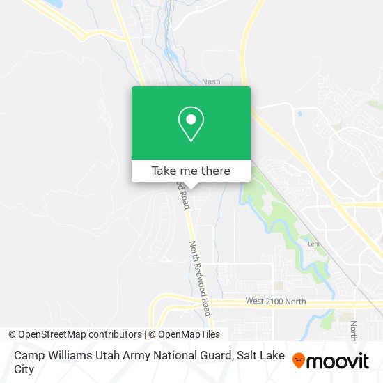 Mapa de Camp Williams Utah Army National Guard