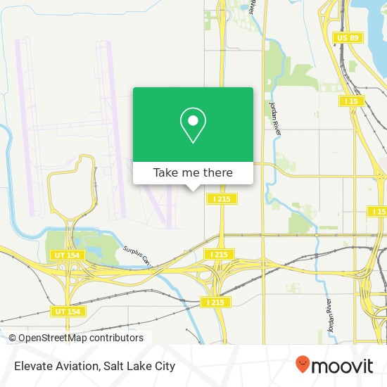 Elevate Aviation map