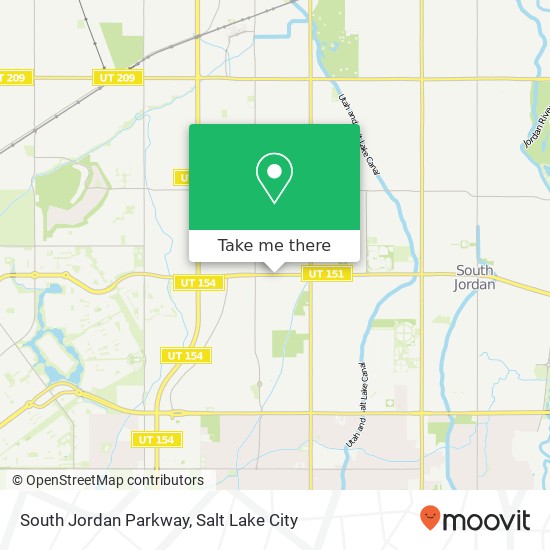 Mapa de South Jordan Parkway