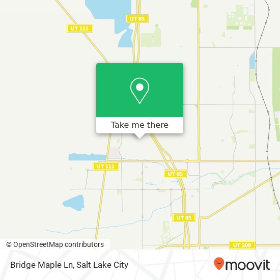 Bridge Maple Ln map