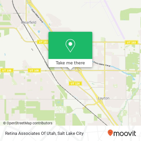 Retina Associates Of Utah map