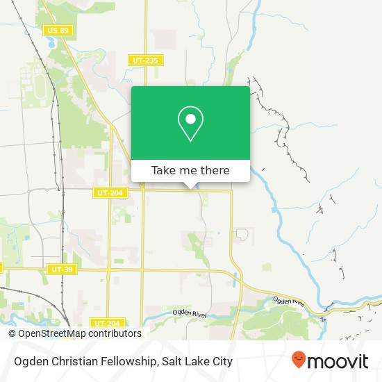 Ogden Christian Fellowship map