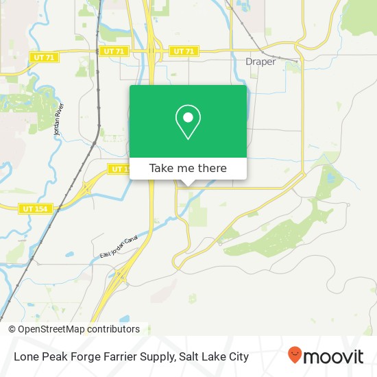 Lone Peak Forge Farrier Supply map