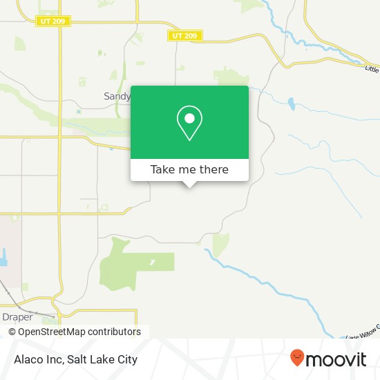 Alaco Inc map