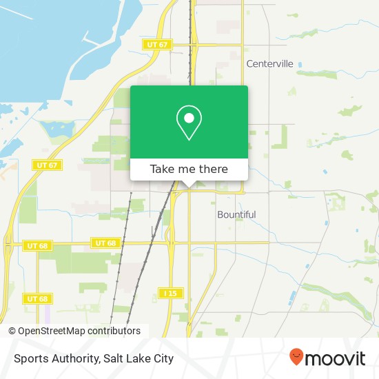 Sports Authority map