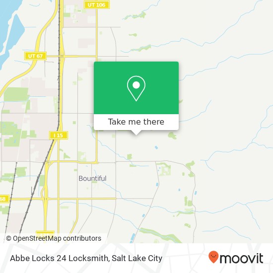 Abbe Locks 24 Locksmith map