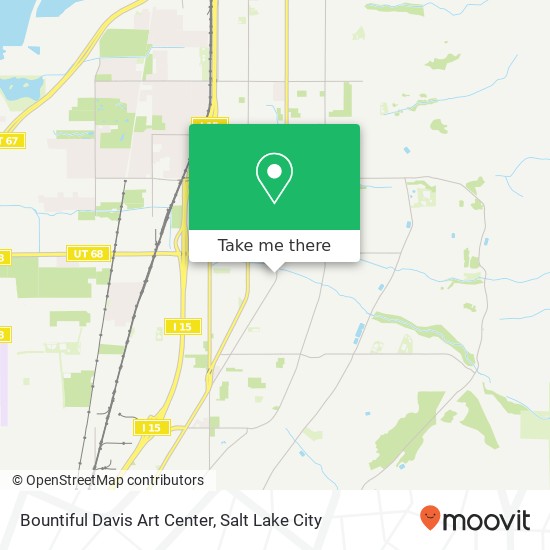 Mapa de Bountiful Davis Art Center