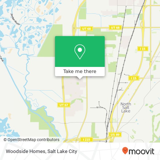 Mapa de Woodside Homes