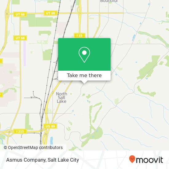 Mapa de Asmus Company