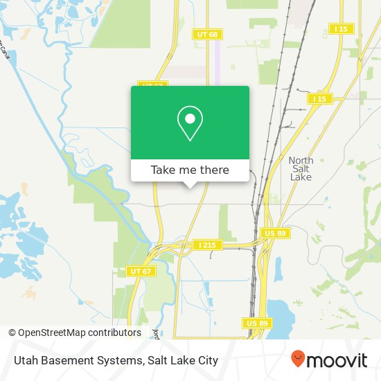 Utah Basement Systems map