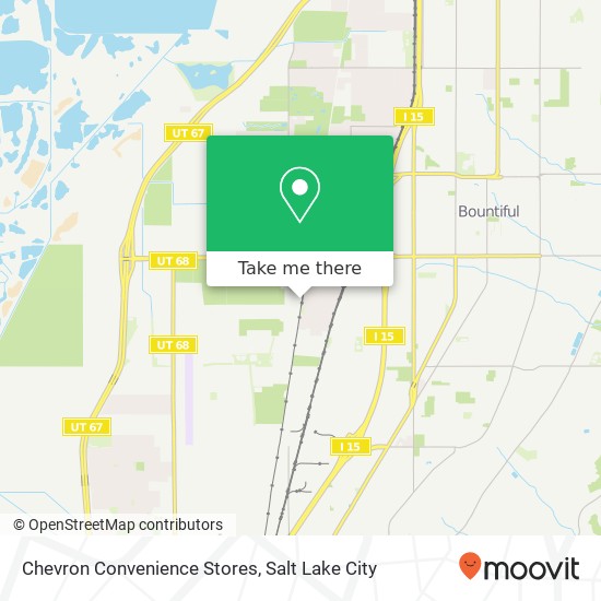 Chevron Convenience Stores map