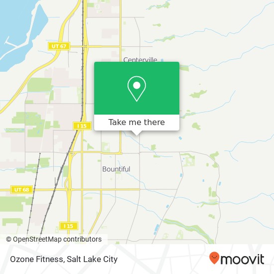 Ozone Fitness map