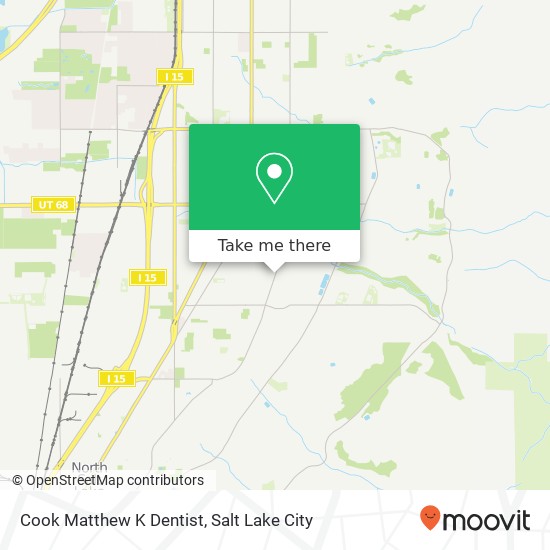 Cook Matthew K Dentist map