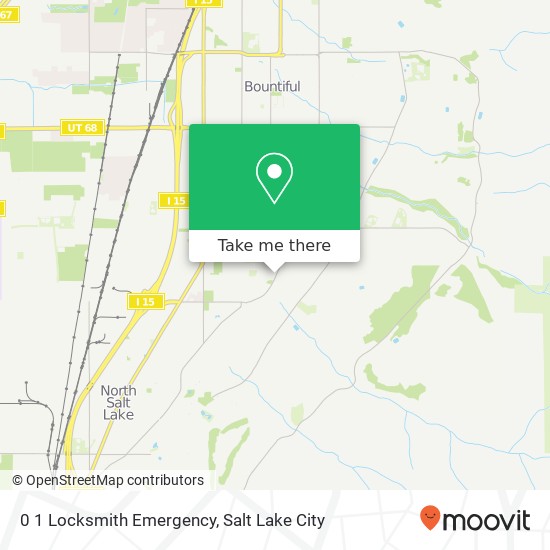 0 1 Locksmith Emergency map