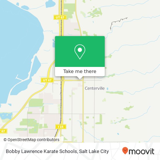 Bobby Lawrence Karate Schools map