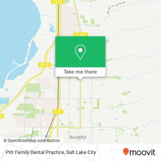 Pitt Family Dental Practice map