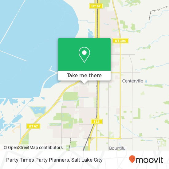 Party Times Party Planners map