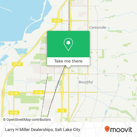 Larry H Miller Dealerships map