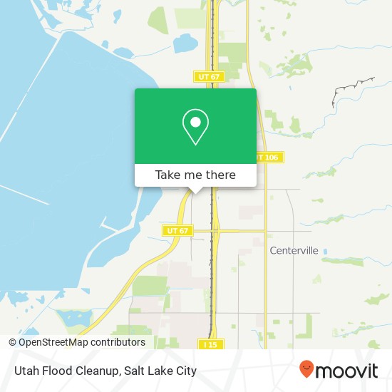 Mapa de Utah Flood Cleanup