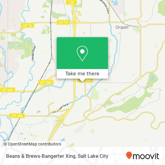 Beans & Brews-Bangerter Xing map