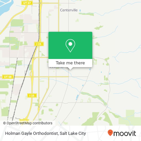 Holman Gayle Orthodontist map