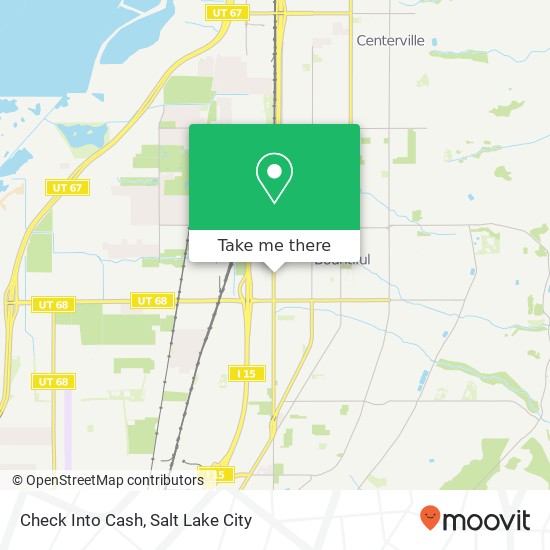 Check Into Cash map