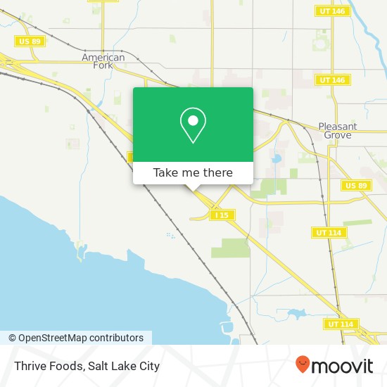 Thrive Foods map