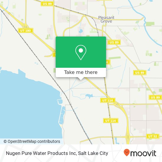 Mapa de Nugen Pure Water Products Inc