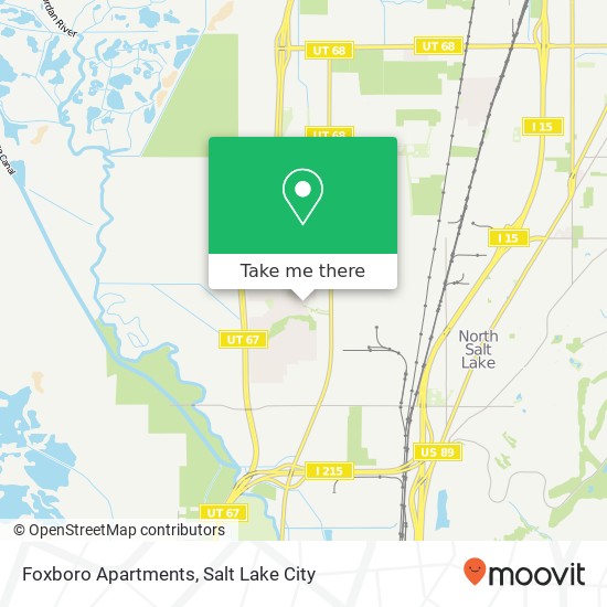 Mapa de Foxboro Apartments