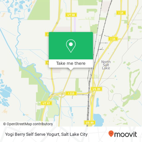 Mapa de Yogi Berry Self Serve Yogurt