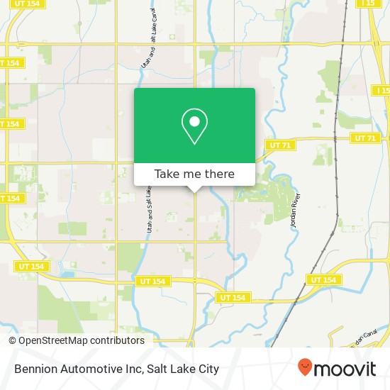 Bennion Automotive Inc map