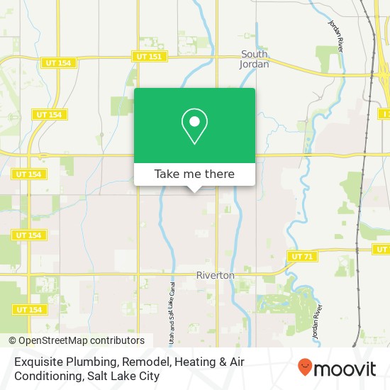 Exquisite Plumbing, Remodel, Heating & Air Conditioning map