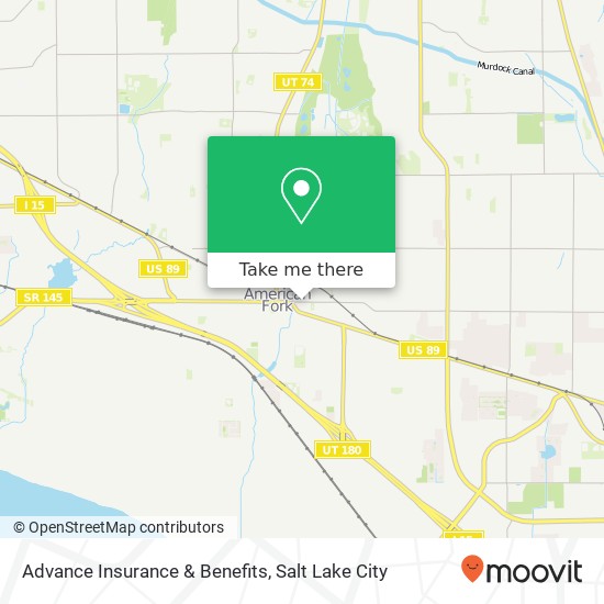 Advance Insurance & Benefits map