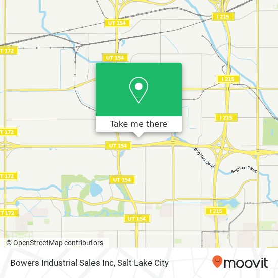 Mapa de Bowers Industrial Sales Inc