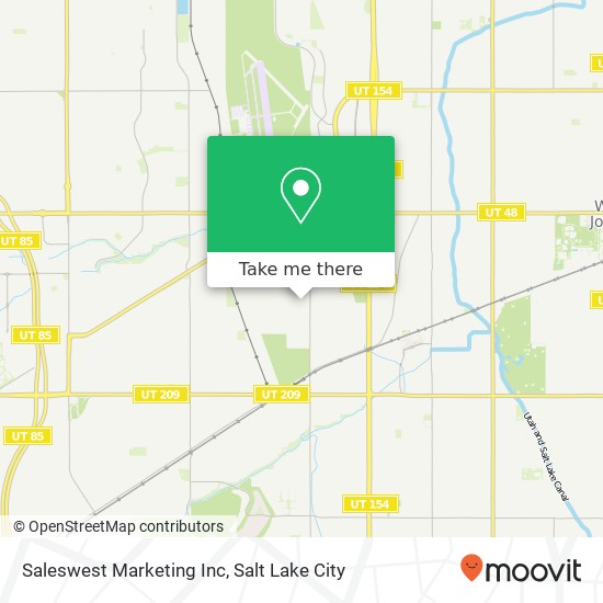 Mapa de Saleswest Marketing Inc