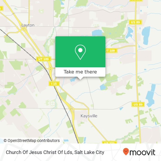 Mapa de Church Of Jesus Christ Of Lds