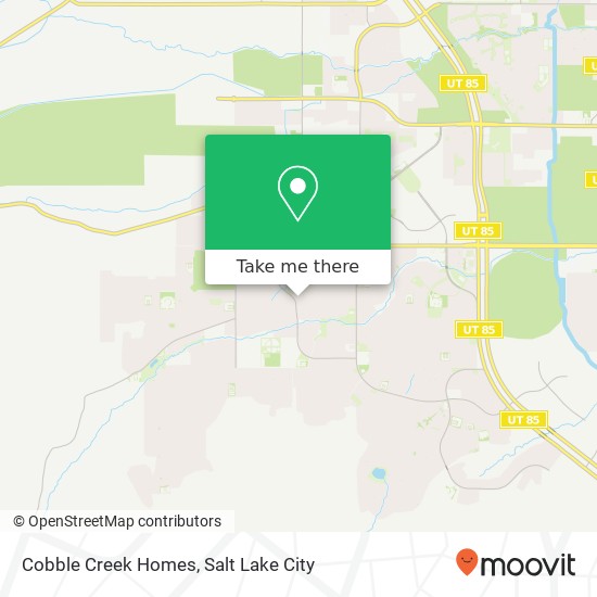 Mapa de Cobble Creek Homes