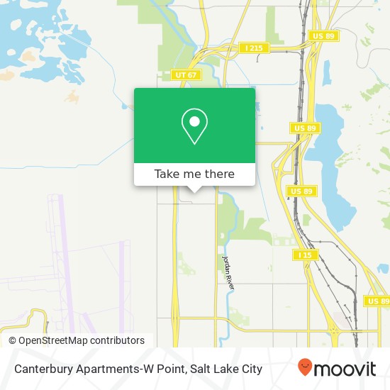 Mapa de Canterbury Apartments-W Point