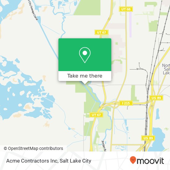 Acme Contractors Inc map