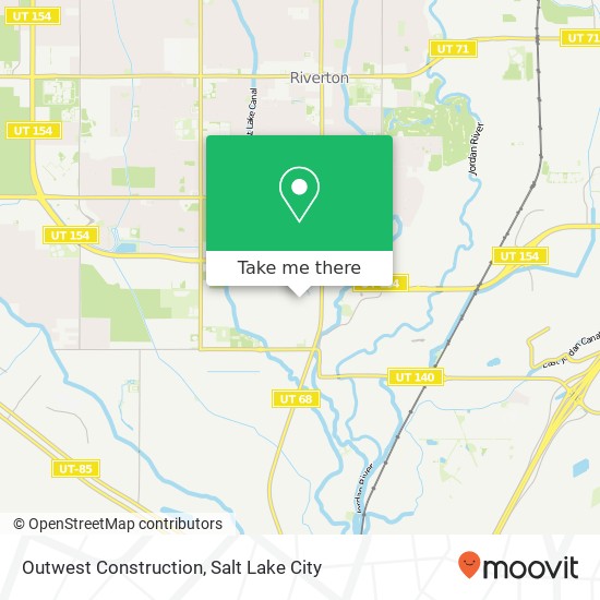 Outwest Construction map