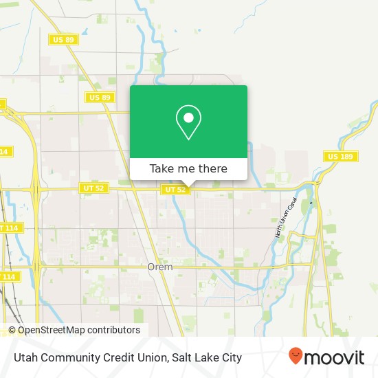 Utah Community Credit Union map