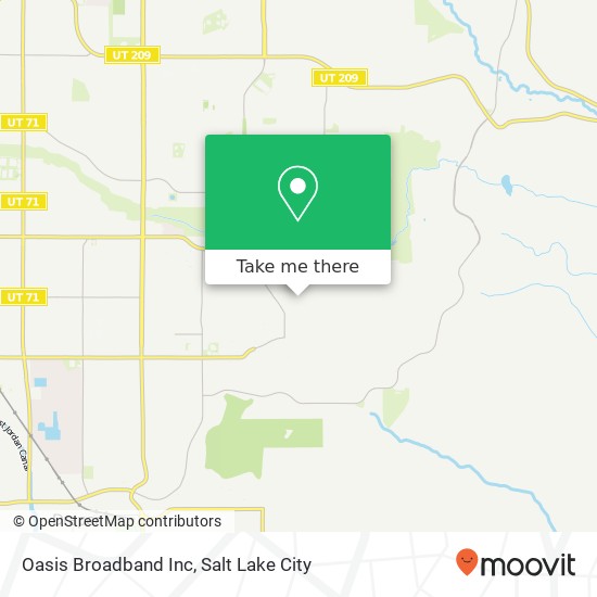 Oasis Broadband Inc map