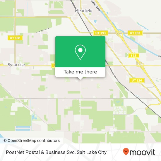 PostNet Postal & Business Svc map