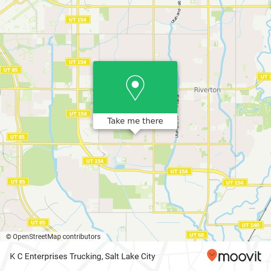 K C Enterprises Trucking map