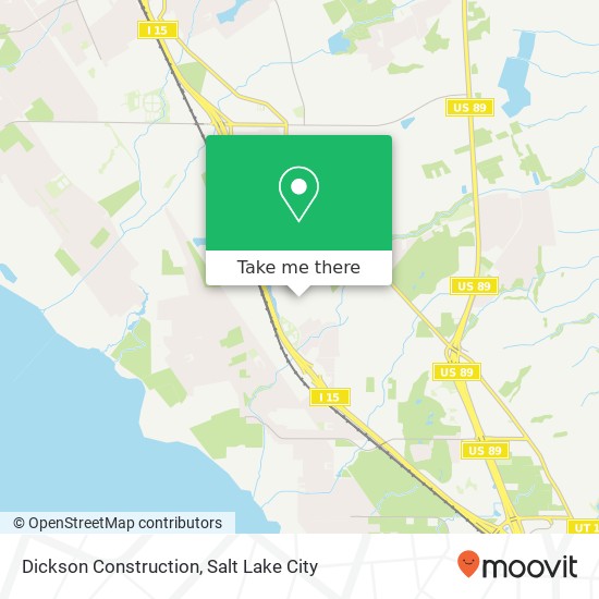 Dickson Construction map