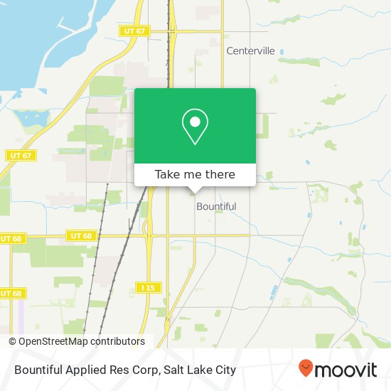 Bountiful Applied Res Corp map